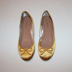 Women's Talbots Gold Ballet Flats